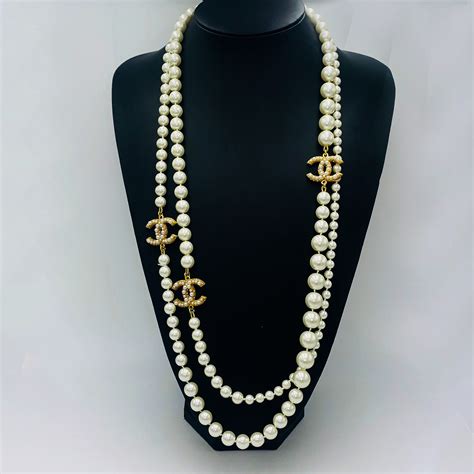 chanel necklace new collection|authentic Chanel necklaces.